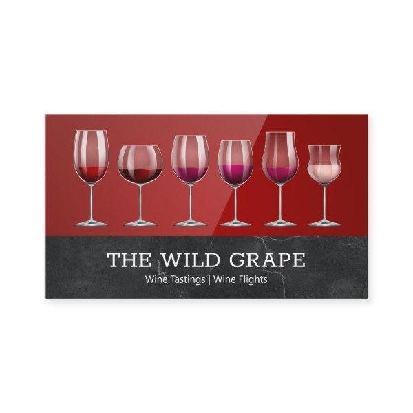 Wine Tastings | Marble | Red High Gloss