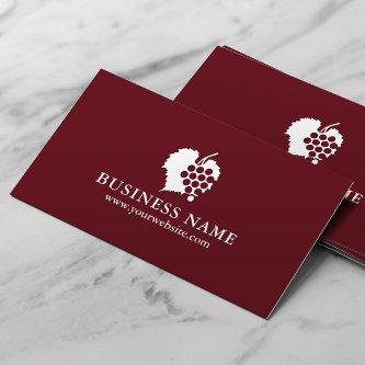 Winery Winemaker Sommelier Grape Logo Red Wine