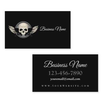 Wing Skull - BLACK & WHITE