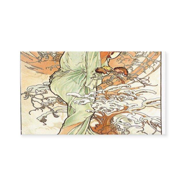 Winter Alphonse Mucha