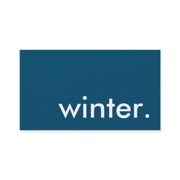winter.
