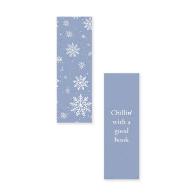 Winter Chillin' time Mini Bookmark Calling Card