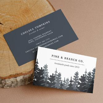 Winter Forest | Evergreen Tree Logo
