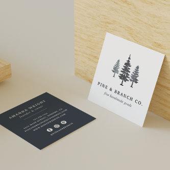 Winter Forest | Pine Tree Logo Square