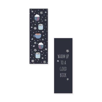 Winter Warm Up Mini Bookmark  Calling Card