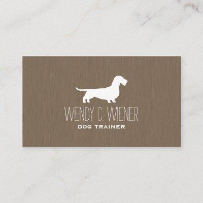 Wirehaired Dachshund Silhouette | Wire Wiener Dog