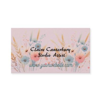 Wispy Boho Flowers and Grasses