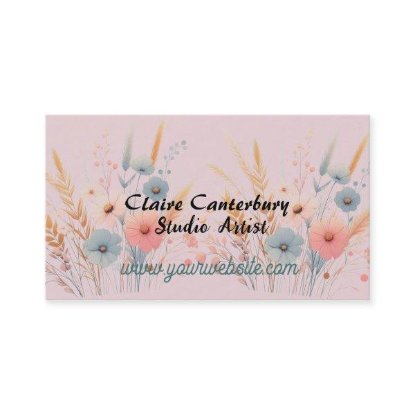 Wispy Boho Flowers and Grasses