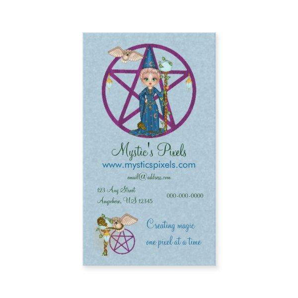 Witchy Woman Penctacle Pixel Art
