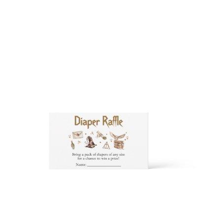 Wizard Baby Shower Diaper Raffle