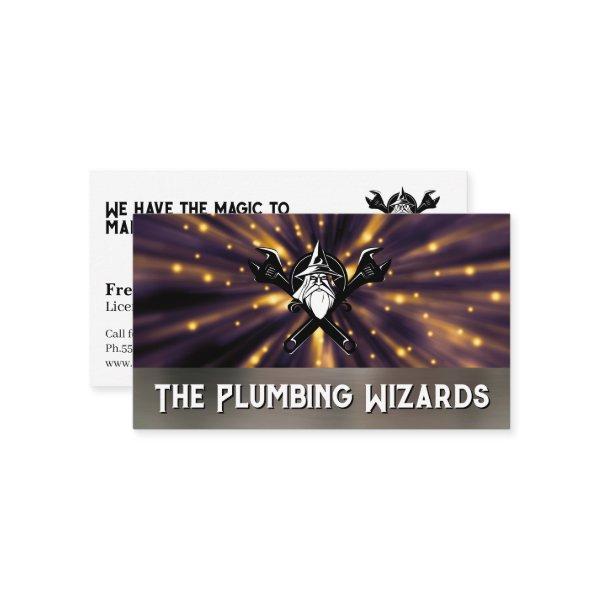 Wizard Wrenches Logo | Magical Background