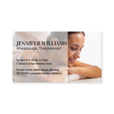 Woman Getting Back Massage | Spa