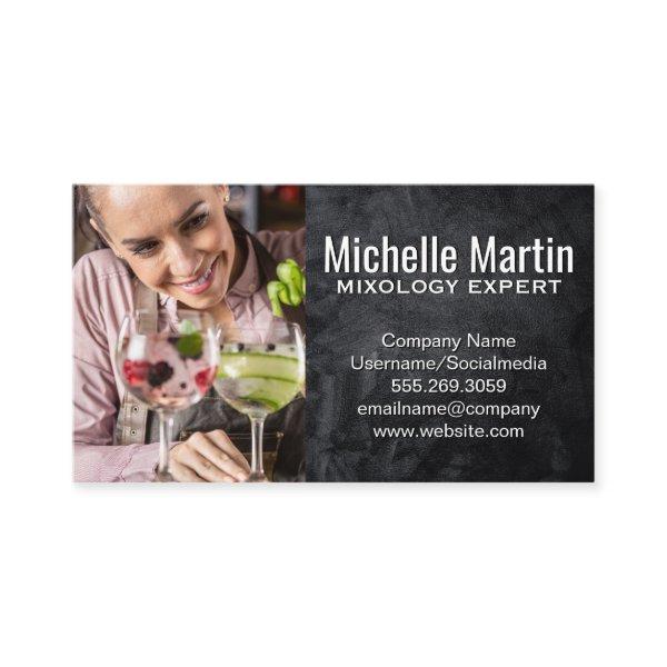 Woman Mixing Cocktails