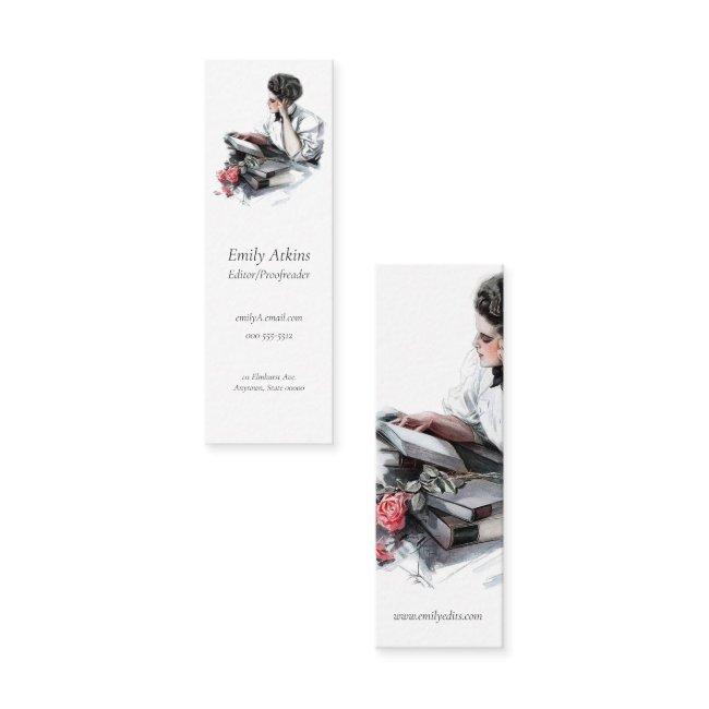 Woman reading mini