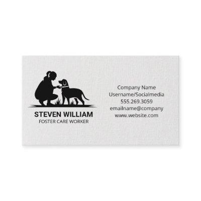 Woman with Dog Logo