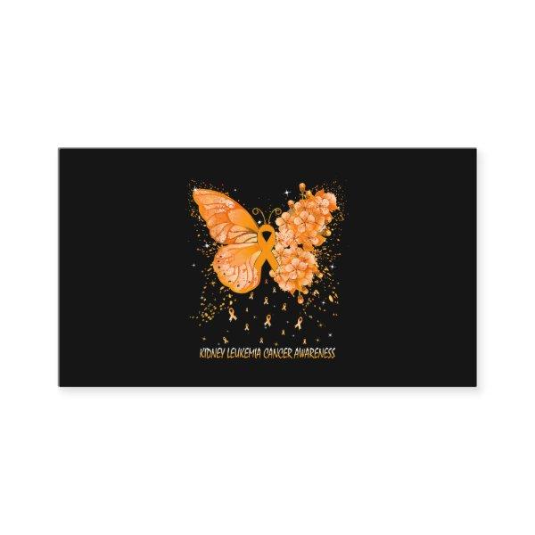 Womens Butterfly Kidney Leukemia Cancer Awareness