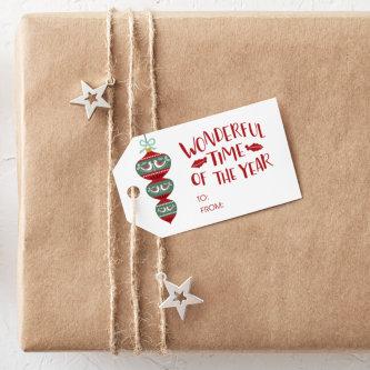 Wonderful Time of the Year TO/FROM Gift Tag