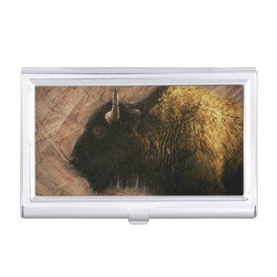 Wood Bison Buffalo  Case
