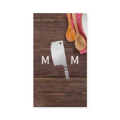 Wood | Chef Knife Monogram