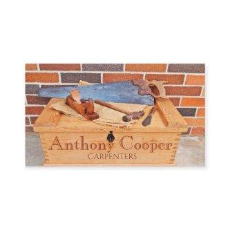 Wood tool box photo