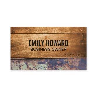 Wooden Boards | Rusted Metal