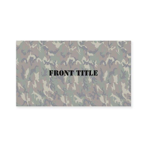 Woodland Camouflage Background Lightened