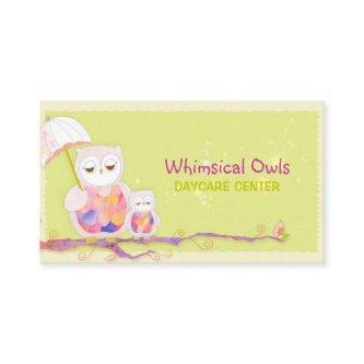 Woodland Owls Whimsical Daycare