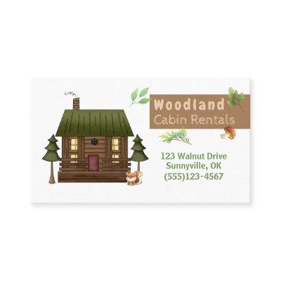 Woodland Style Cabin Rental Service