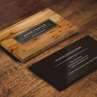 Woodworker - Border Wood Grain