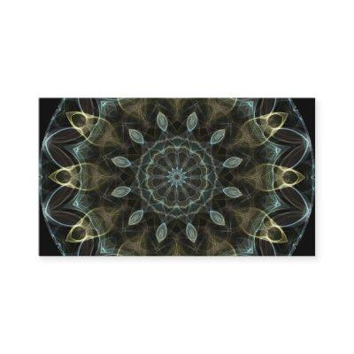 Wooly Green and Blue royal Kaleidoscope