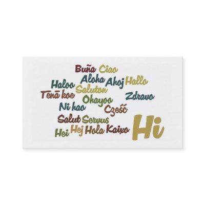 Word Cloud Hi
