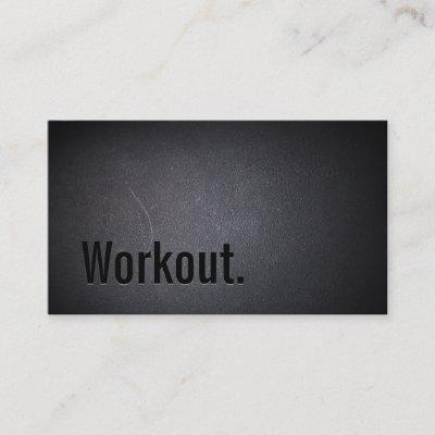 Workout Professional Black Typography Minimalist