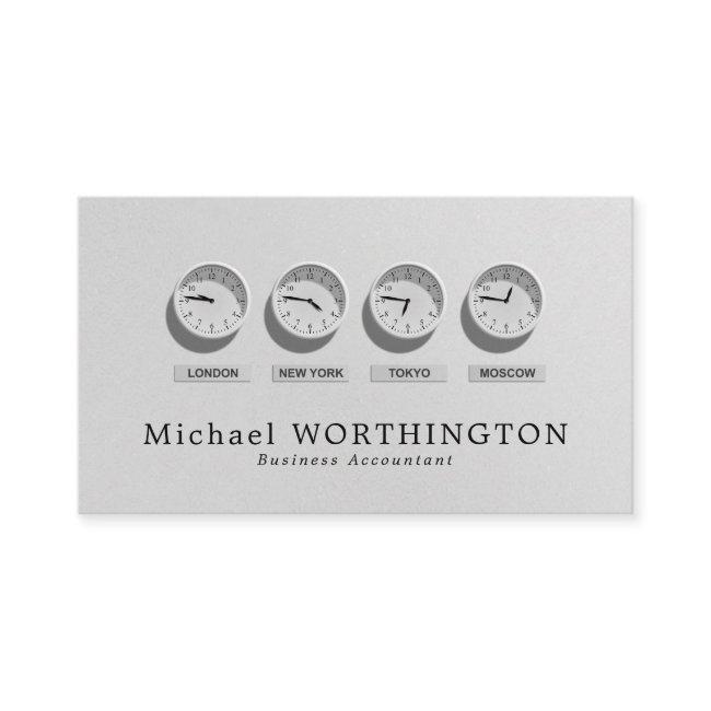 World Clocks, Business & Finance
