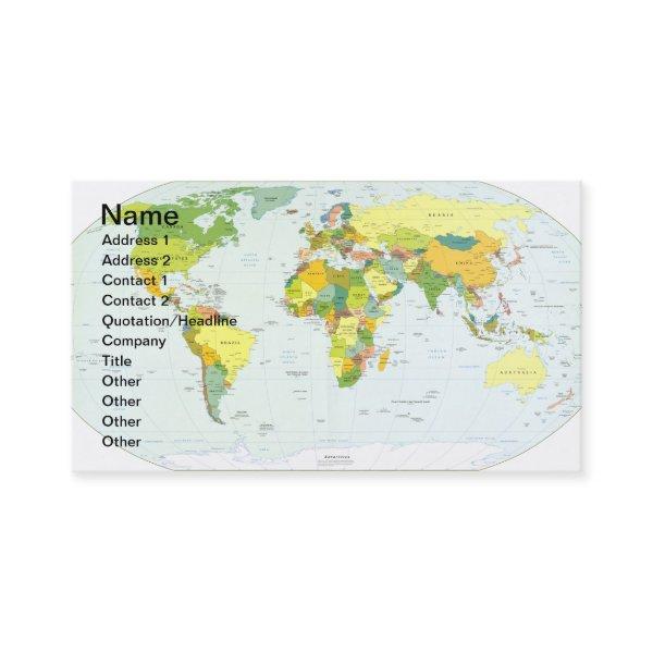World Map Globe Country Atlas