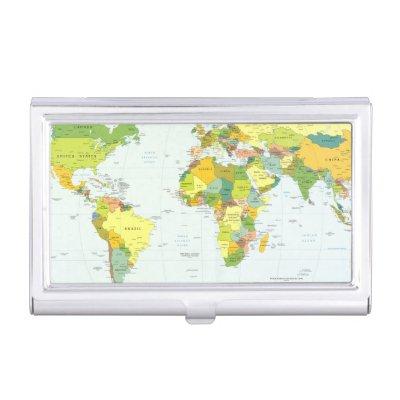 World Map Globe Country Atlas  Holder