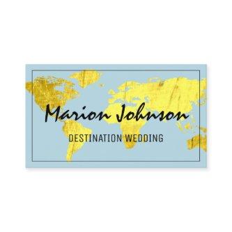 World Map Globe Map Travel Agency Logo Gold