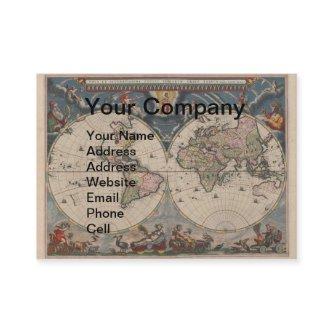 World Map Globe Travel Antique