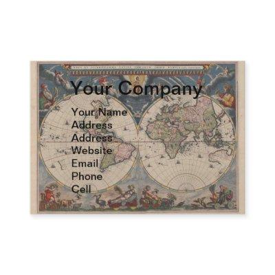 World Map Globe Travel Antique