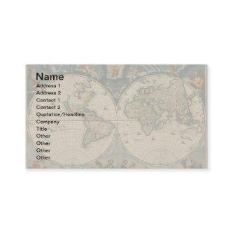 World Map Globe Travel Antique