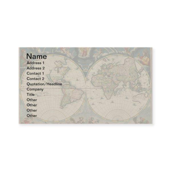 World Map Globe Travel Antique