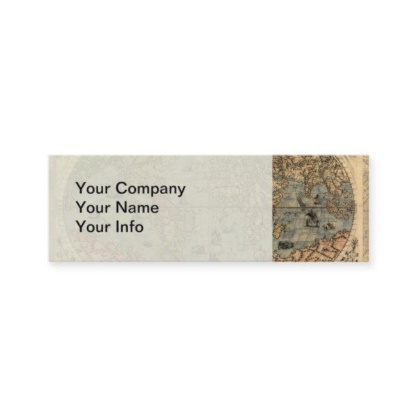 World Map Vintage Historical Antique Atlas Mini