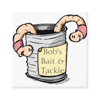 Worms, Bait and Fishing Tackle Store Square