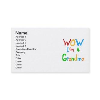 WOW I'm a Grandma T-shirts and Gifts