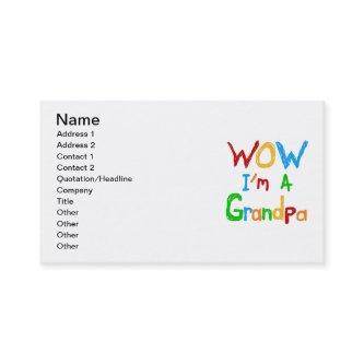 WOW I'm a Grandpa T-shirts and Gifts