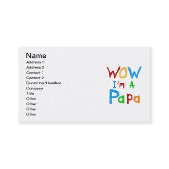 Wow I'm a Papa Tshirts and GIfts