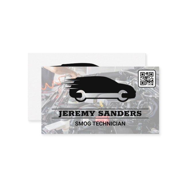 Wrench Car | Auto Services | Engine Bay | QR Code