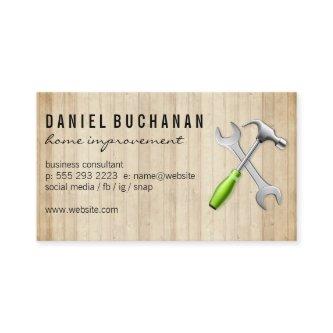 Wrench Hammer Logo | Wood Panels