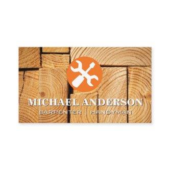 Wrench Screw Driver Logo | Wood Cut
