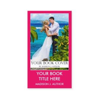 Writer Author Book Cover Hot Pink or Pick Color