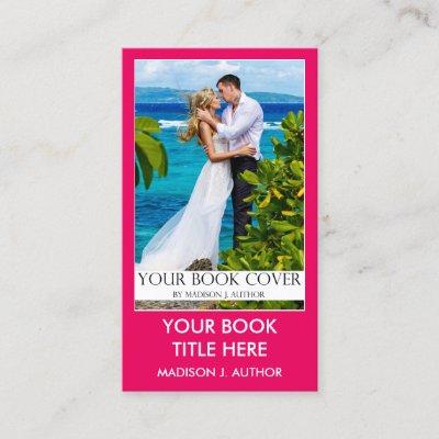 Writer Author Book Cover Hot Pink or Pick Color
